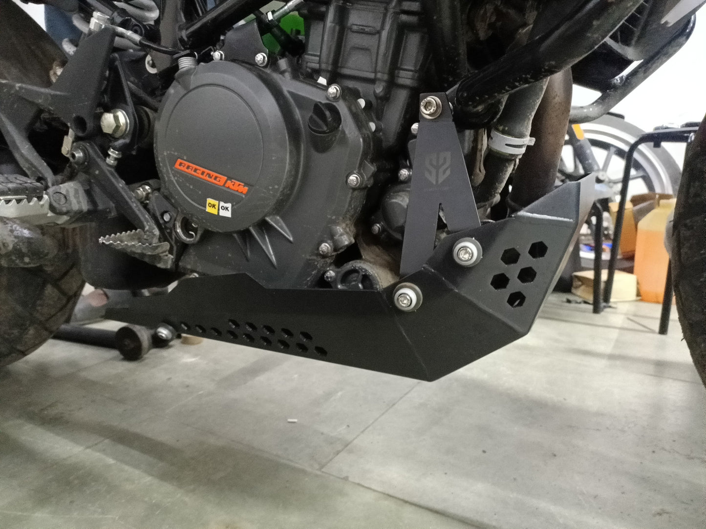 Vibration Resistant Sump Guard for KTM Adventure 390