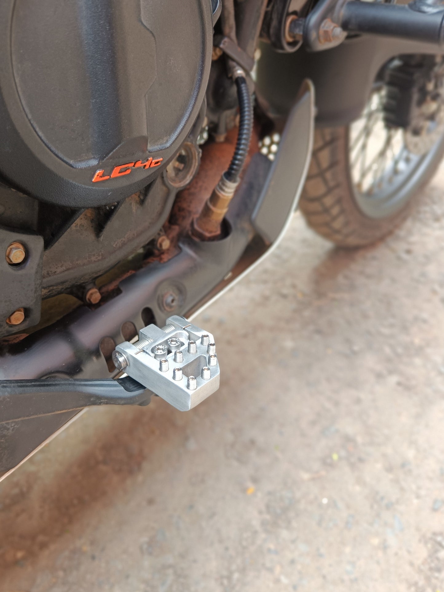 2025 New KTM Adventure 390 - Folding Foot Brake Pedal