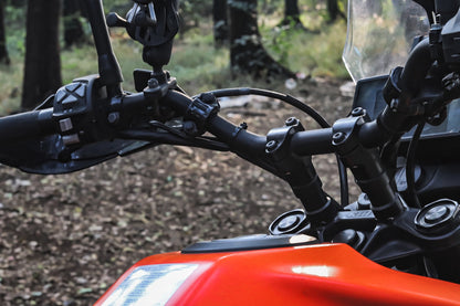 KTM Adventure 390 - Handle Bar Risers (Longer Clutch Cable Included)