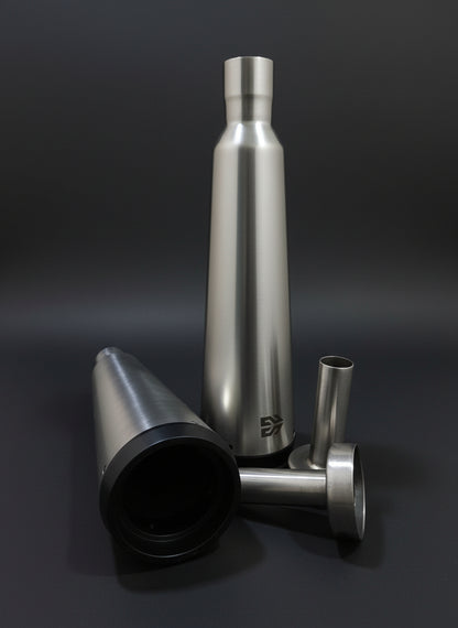 Adaptable Slip-On Silencer (Pair)- FAT CANS For Royal Enfield Interceptor 650 / Continental GT 650