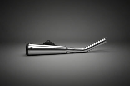 Royal Enfield Bear 650- Resonator Box Delete Pipe & Slip-On Exhaust Set